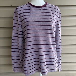 •Michael Kors• Long Sleeve Striped Knit Top - Size Small